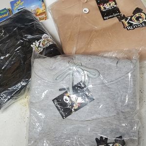 Hoodies, Sizes XS, S, M, L Grey/Black/Tan